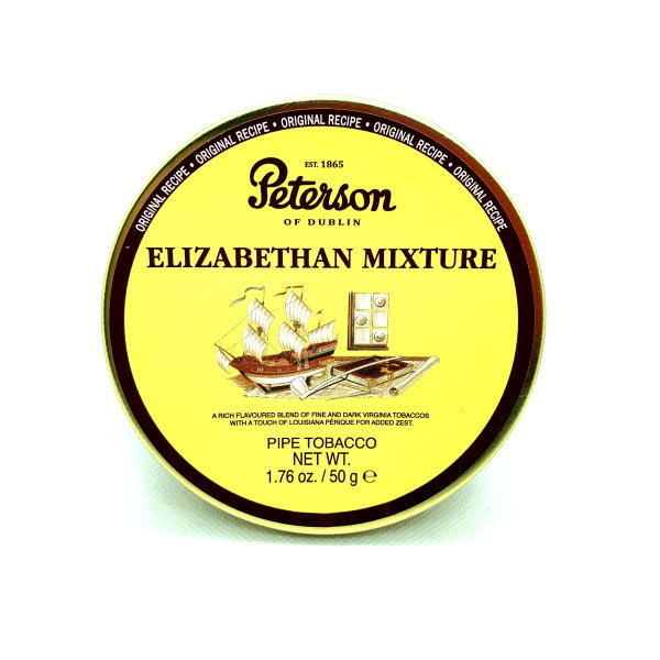 Peterson of Dublin Elizabethan Mixture 50 gram tin