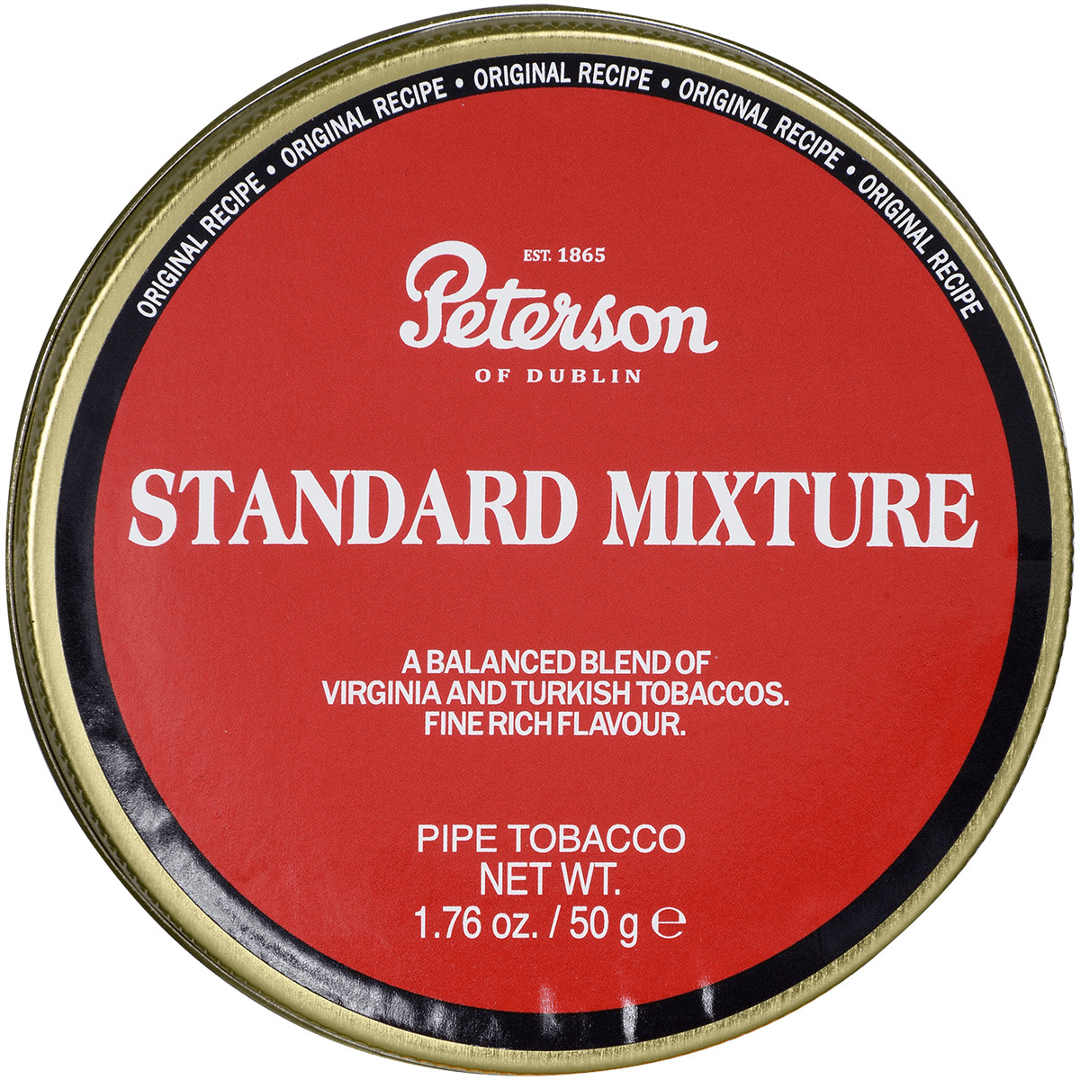 Peterson of Dublin Standard Mixture 50 gram tin