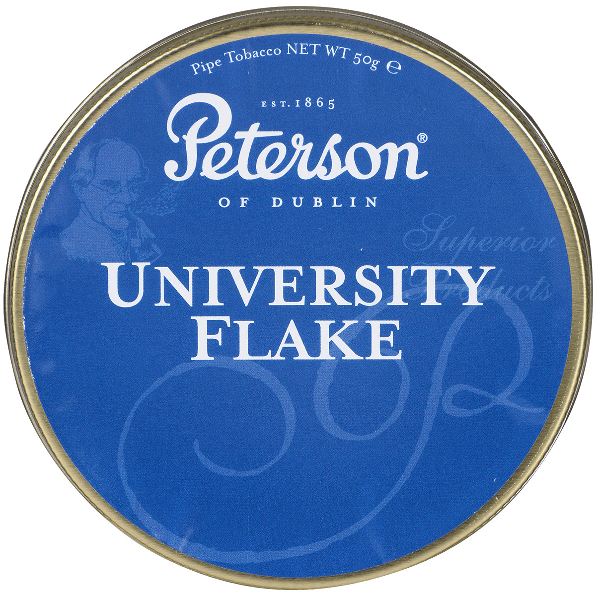 Peterson of Dublin University Flake 50 gram tin