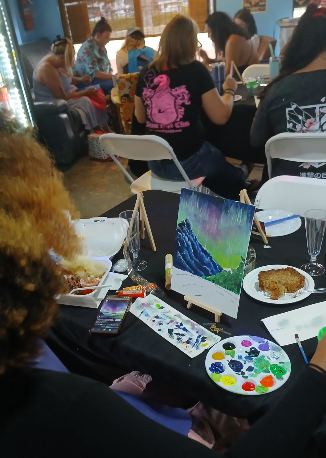 Finished painting at Smoke and Paint
